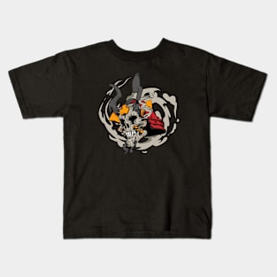 Skull samurai Kids T-Shirt